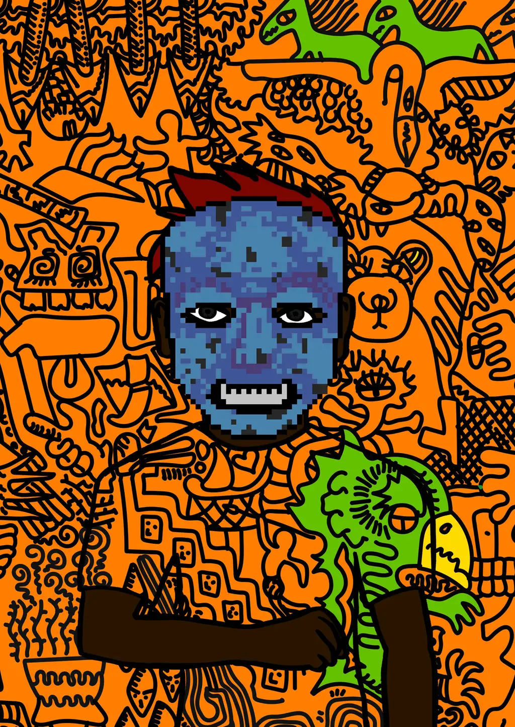 QAnon — Hashmask #7251
