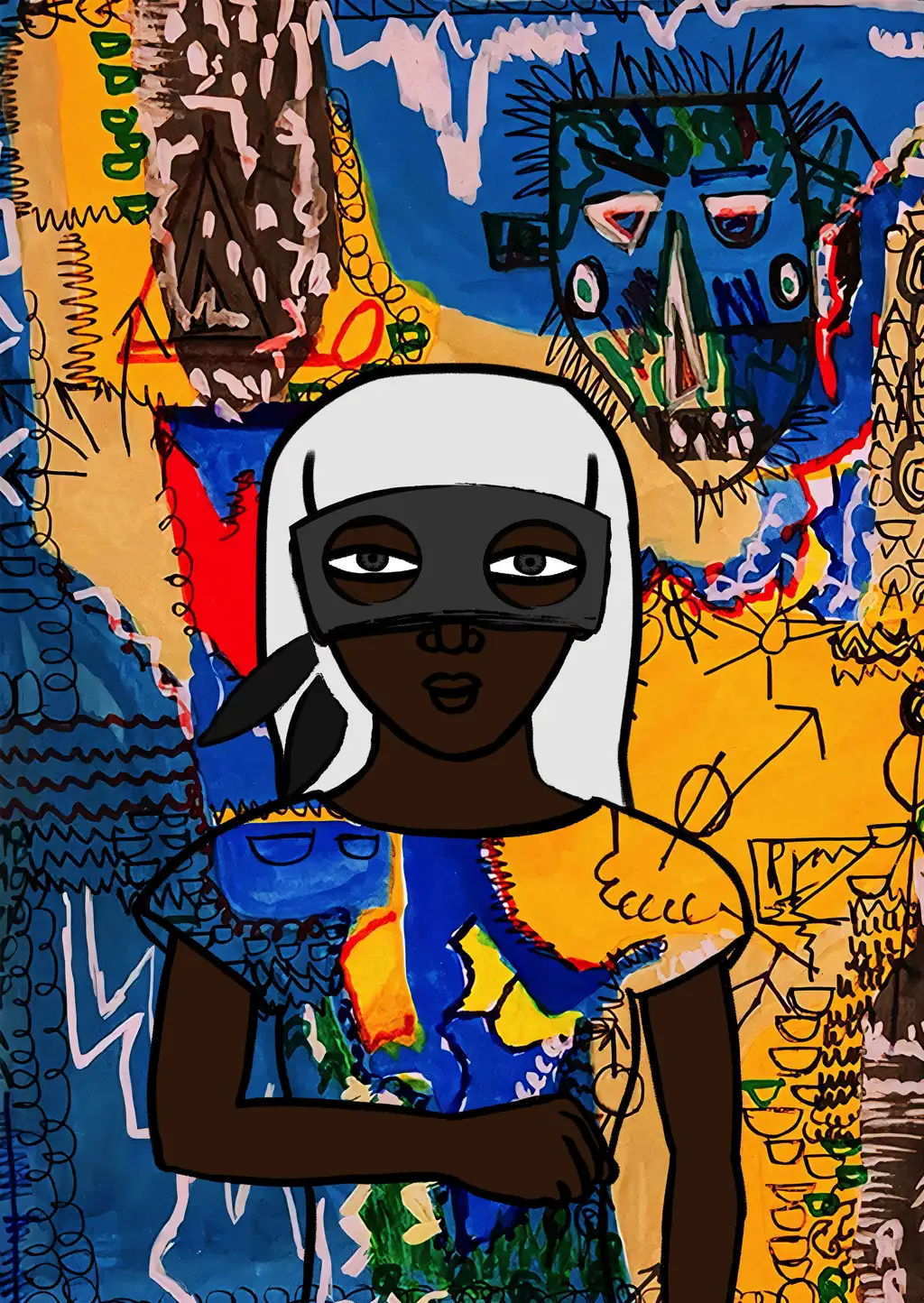 Black Masks Matter — Hashmask #16332