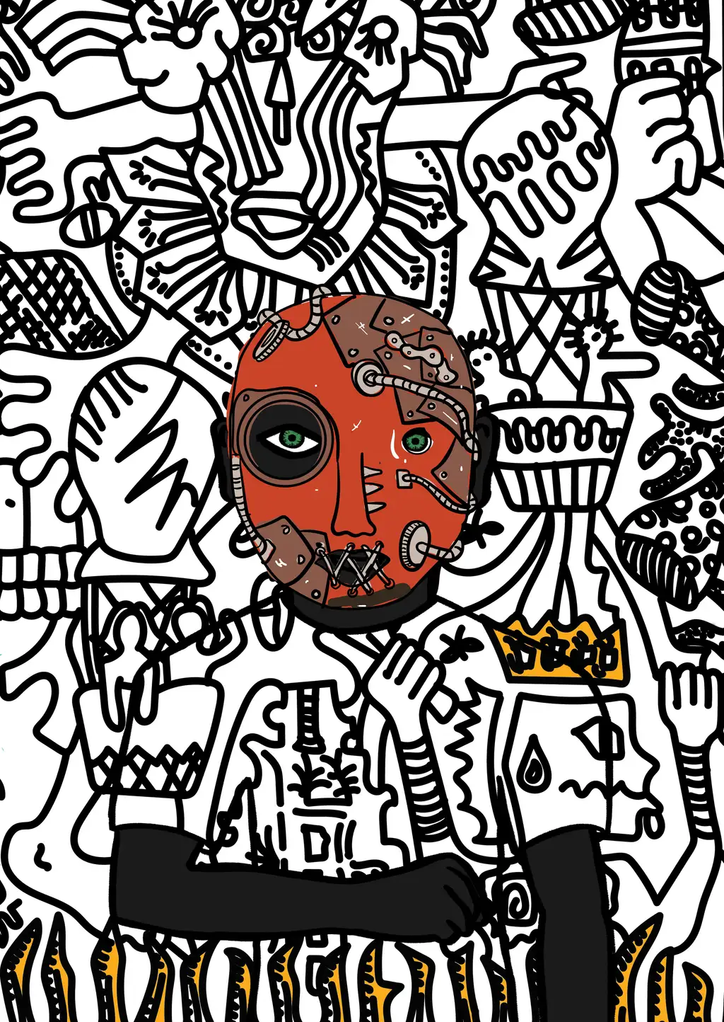 Cyborg — Hashmask #16375