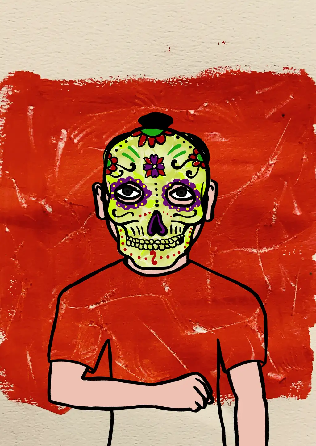 skull face — Hashmask #60