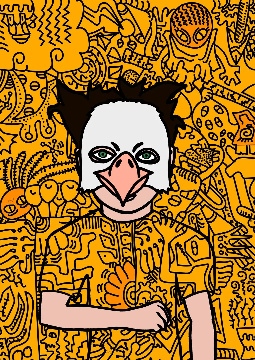 Mr Bird — Hashmask #417