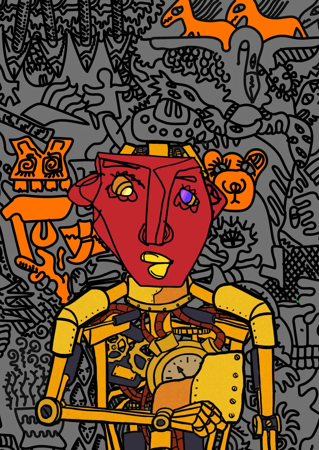 Goldmember — Hashmask #1045