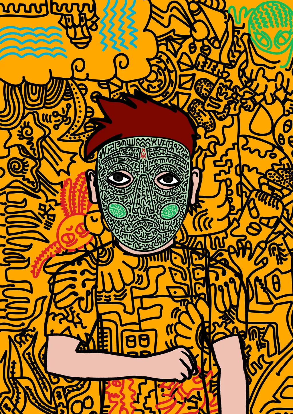 I wanna be a cowboy baby — Hashmask #1065