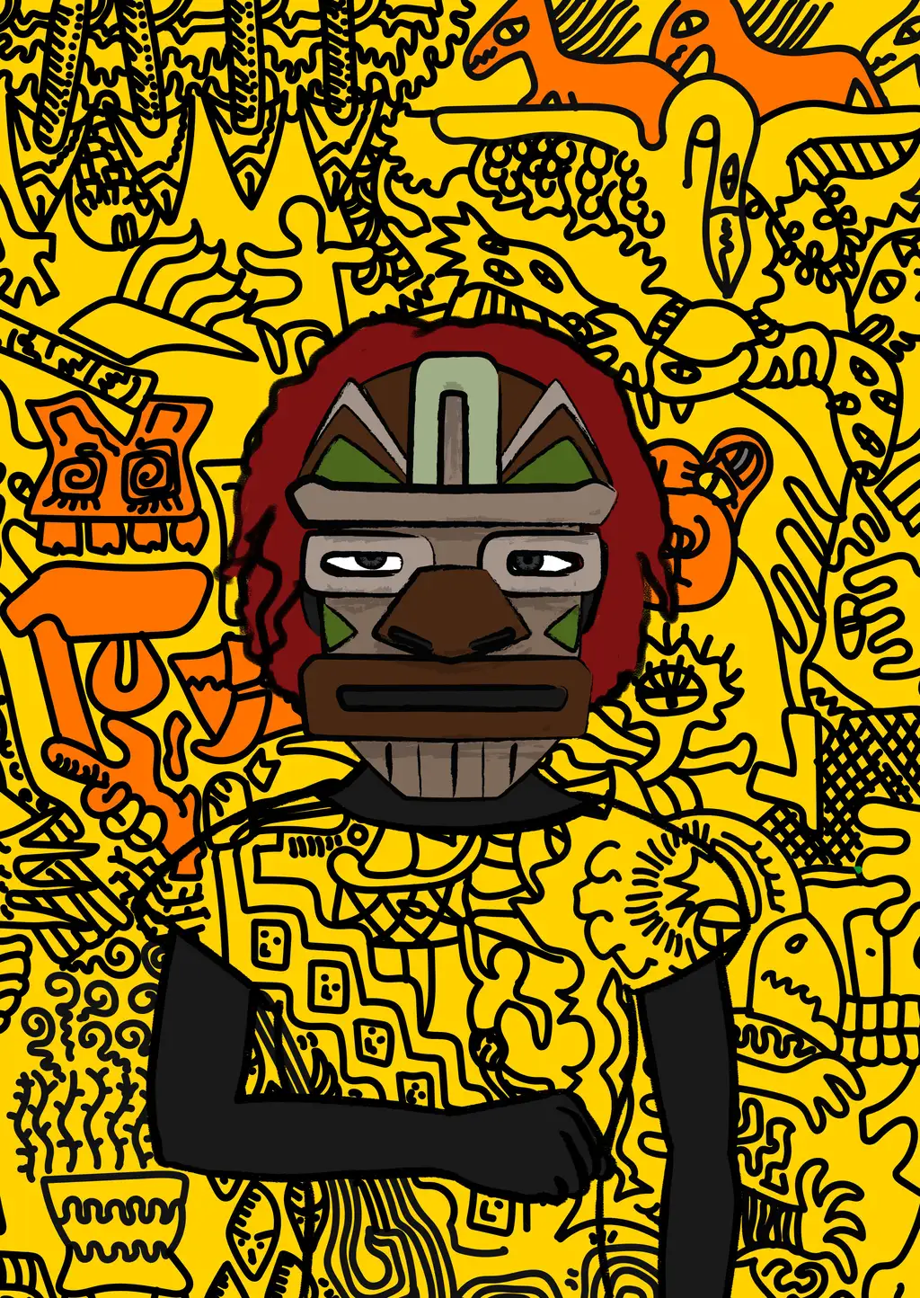 Lionel Messi — Hashmask #1133