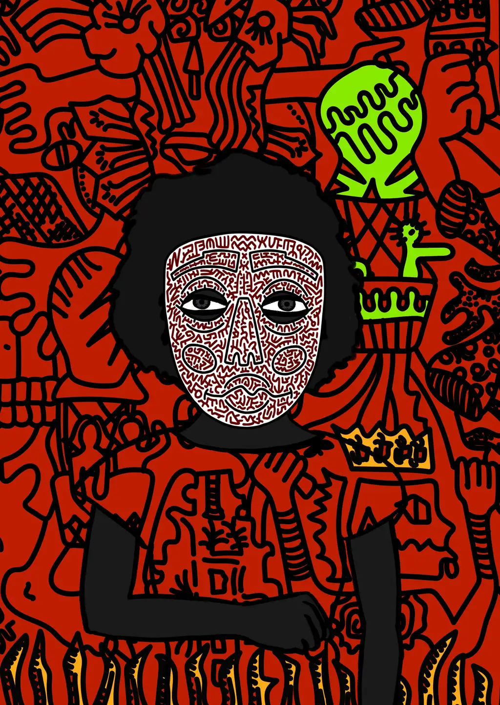 What the fuck is up Kyle — Hashmask #1309