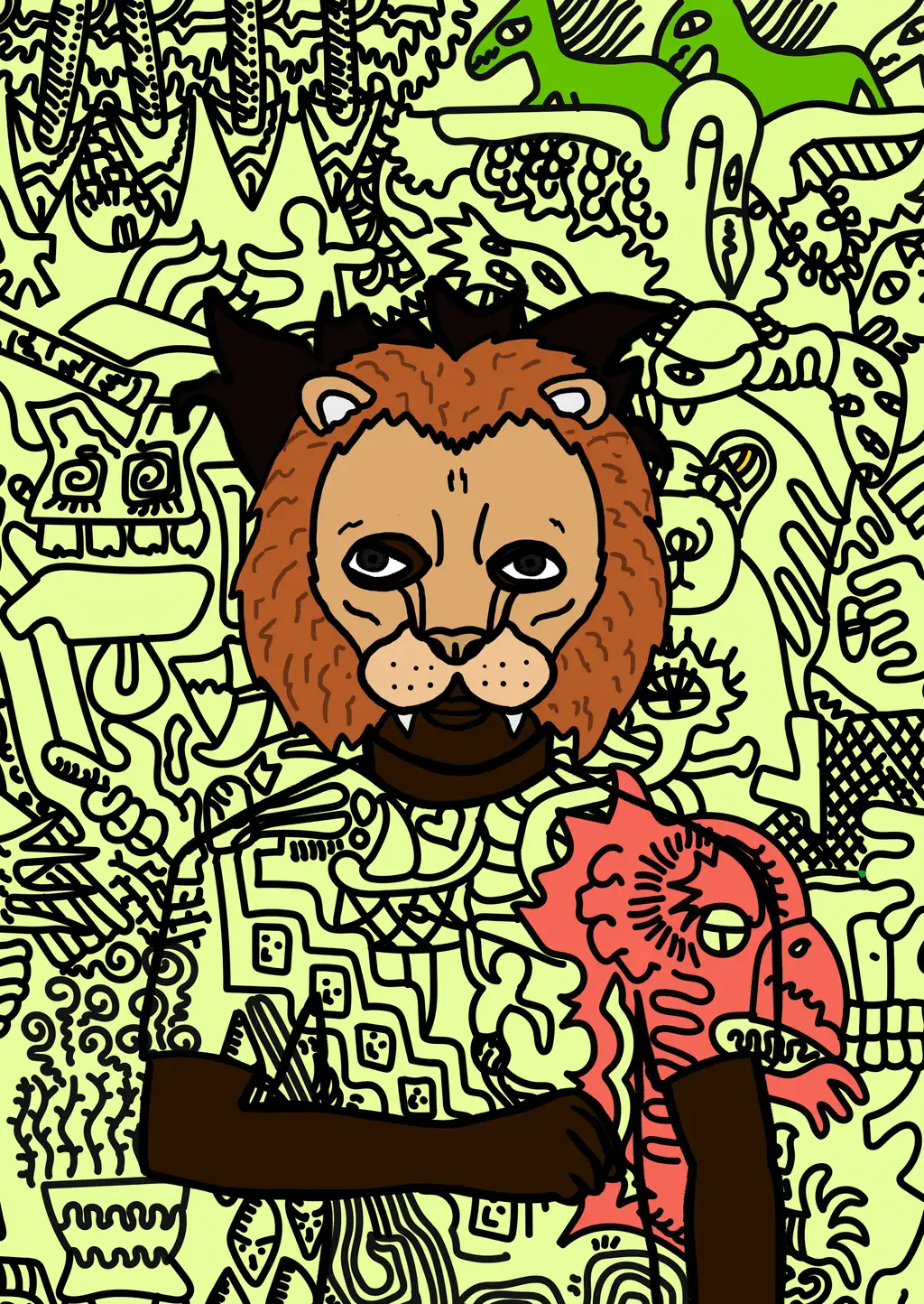 Jungle Animal — Hashmask #1343
