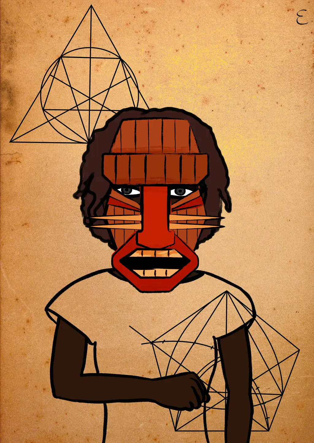 Novak Djokovic — Hashmask #7406
