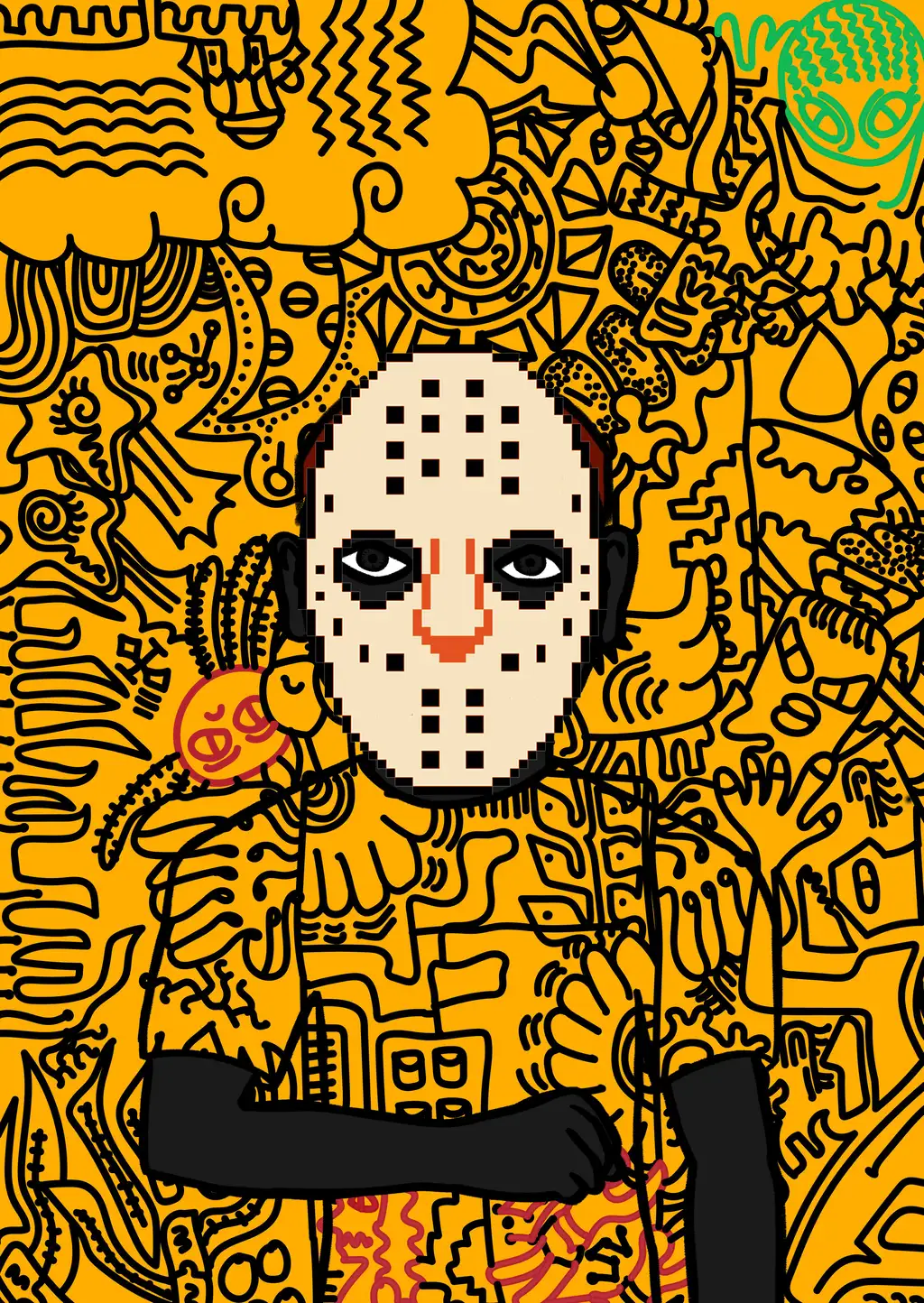 Unhinged — Hashmask #1597