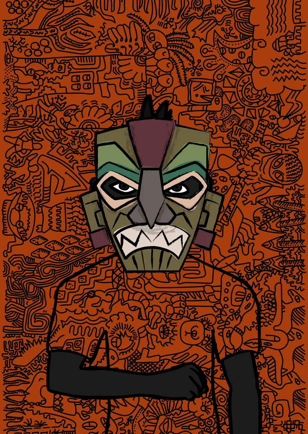 Lebron James — Hashmask #1606