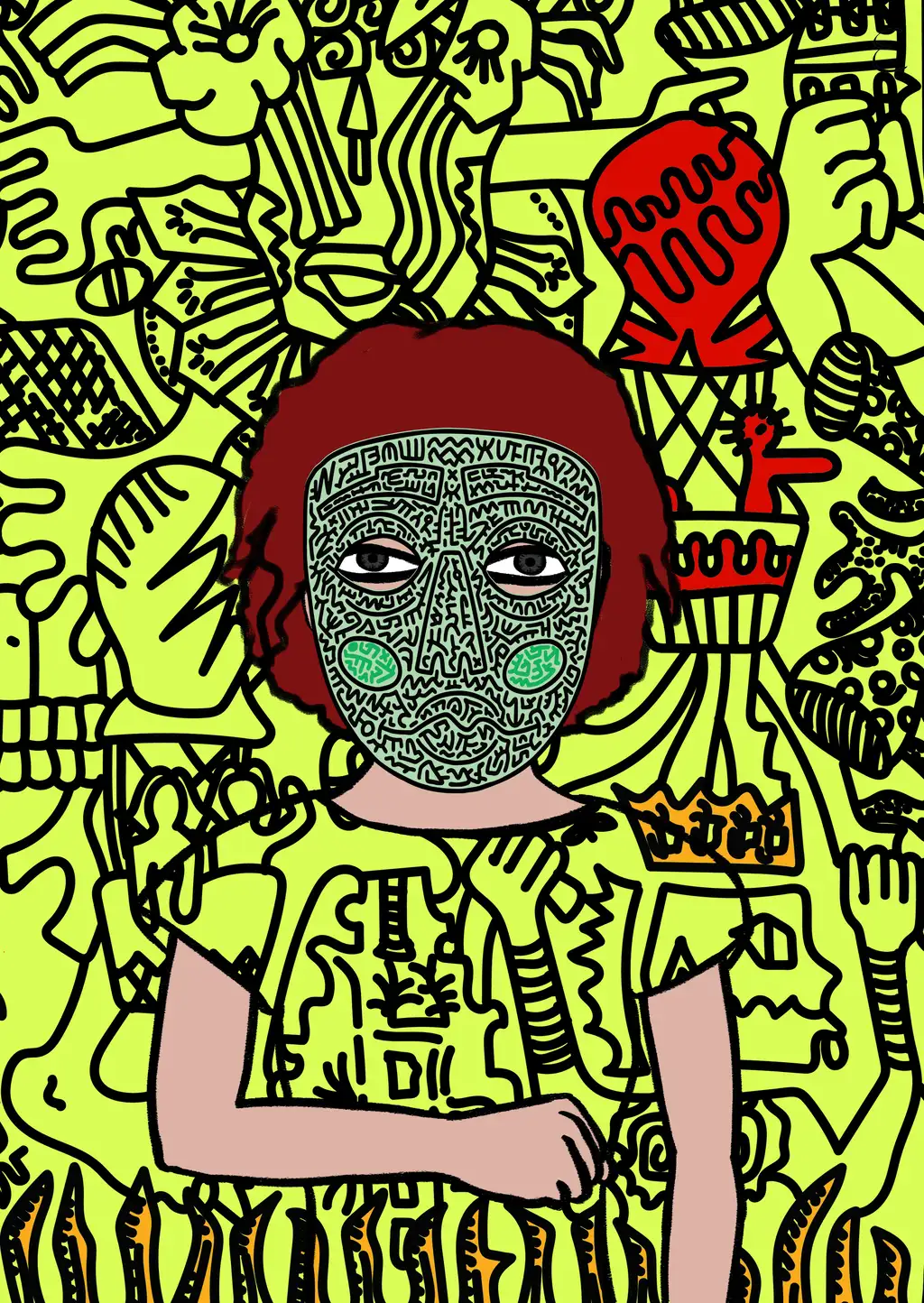 Be Curious — Hashmask #1854