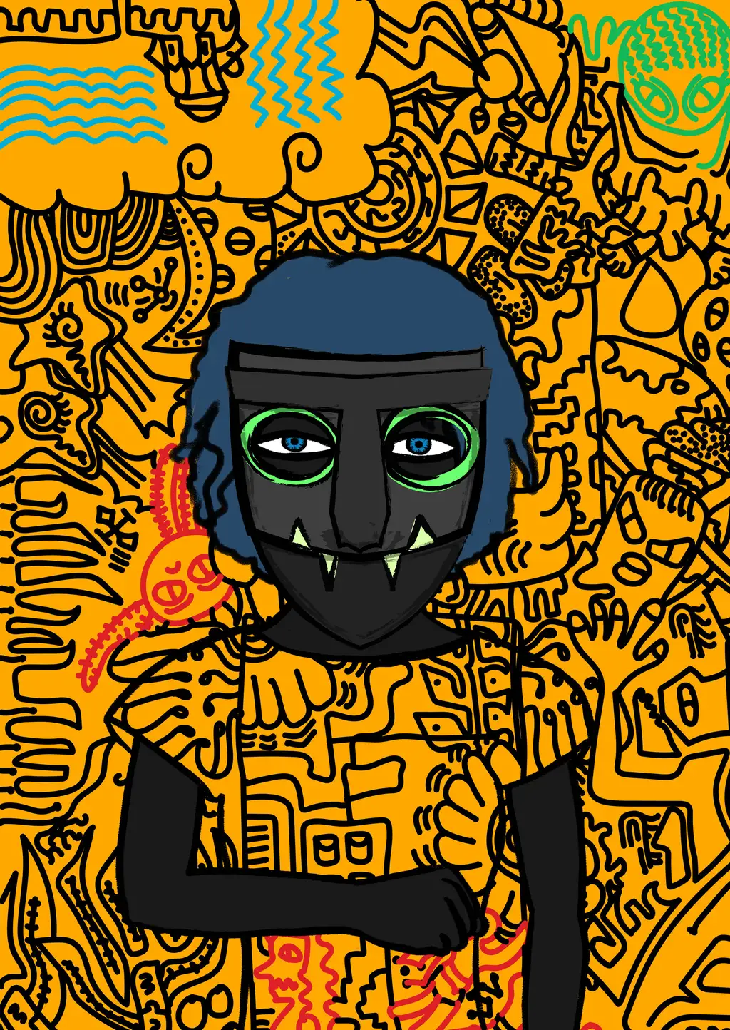 MJ — Hashmask #1916