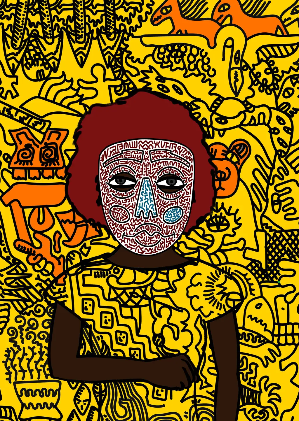To The Moon — Hashmask #1932