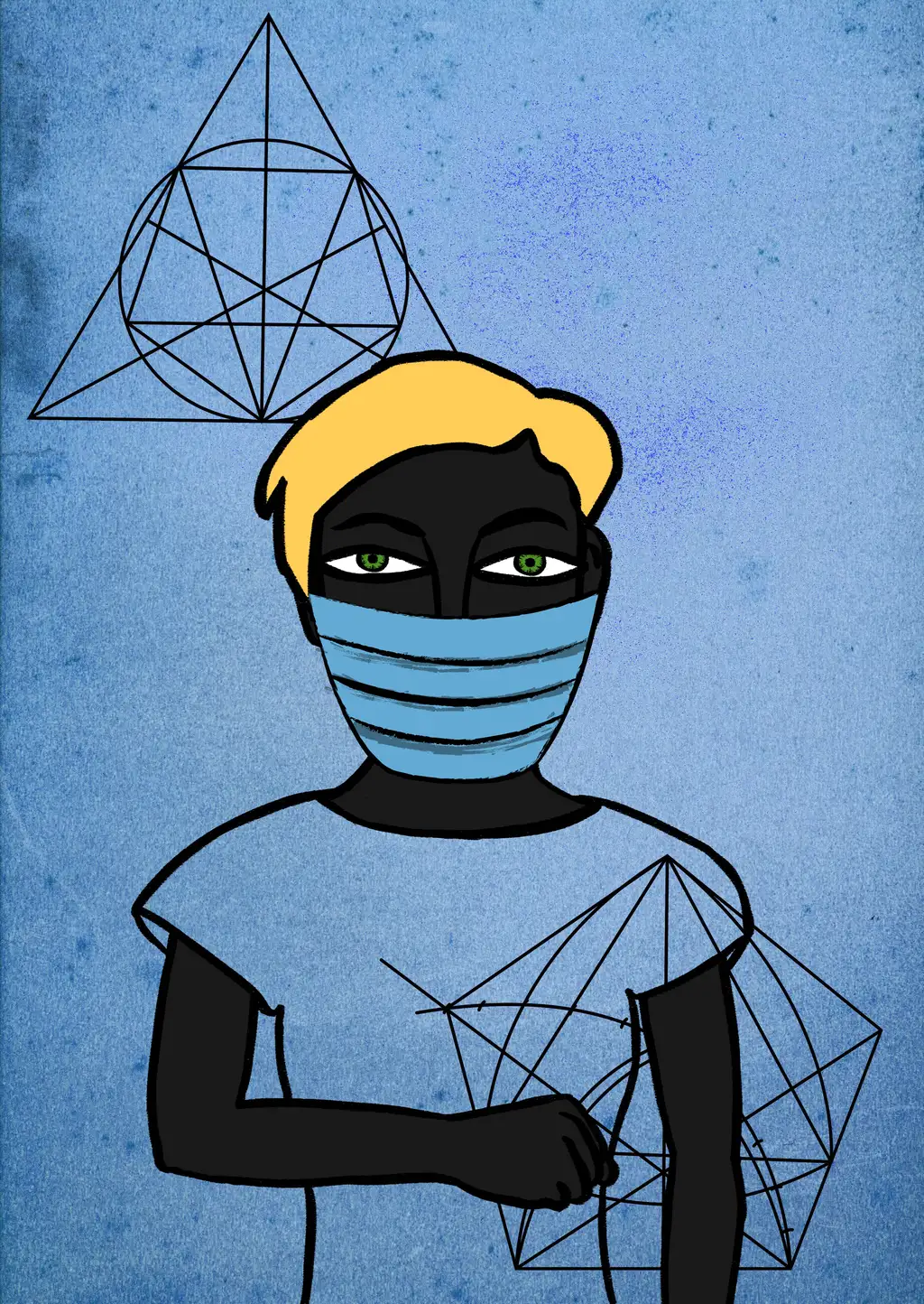 Feeling Blue — Hashmask #2012