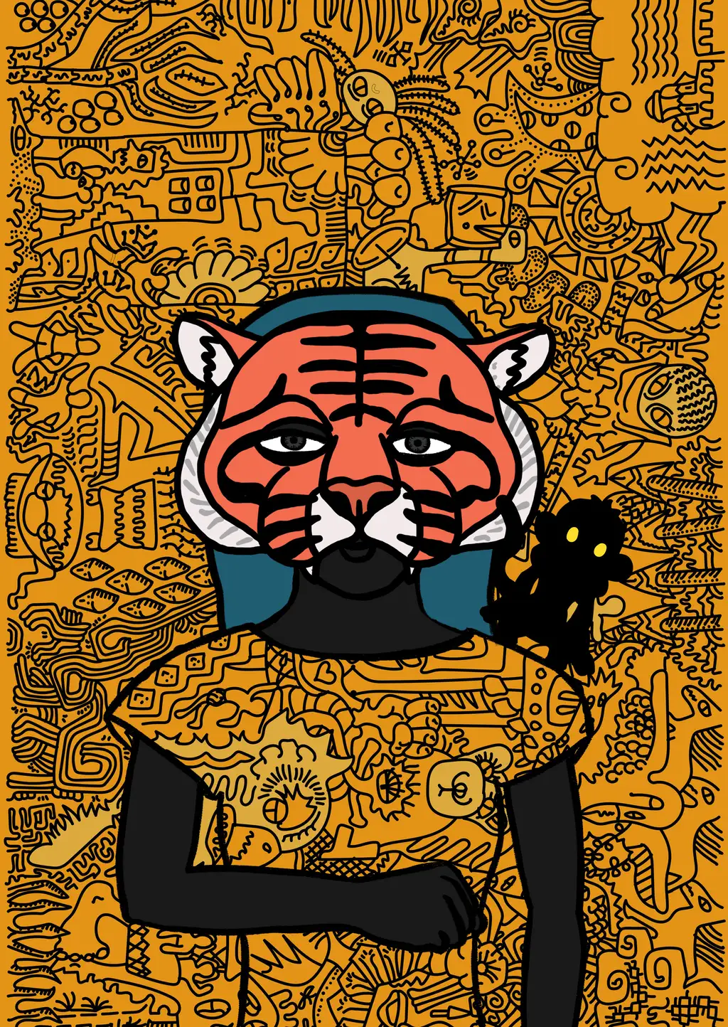 Tiger Mom — Hashmask #2098