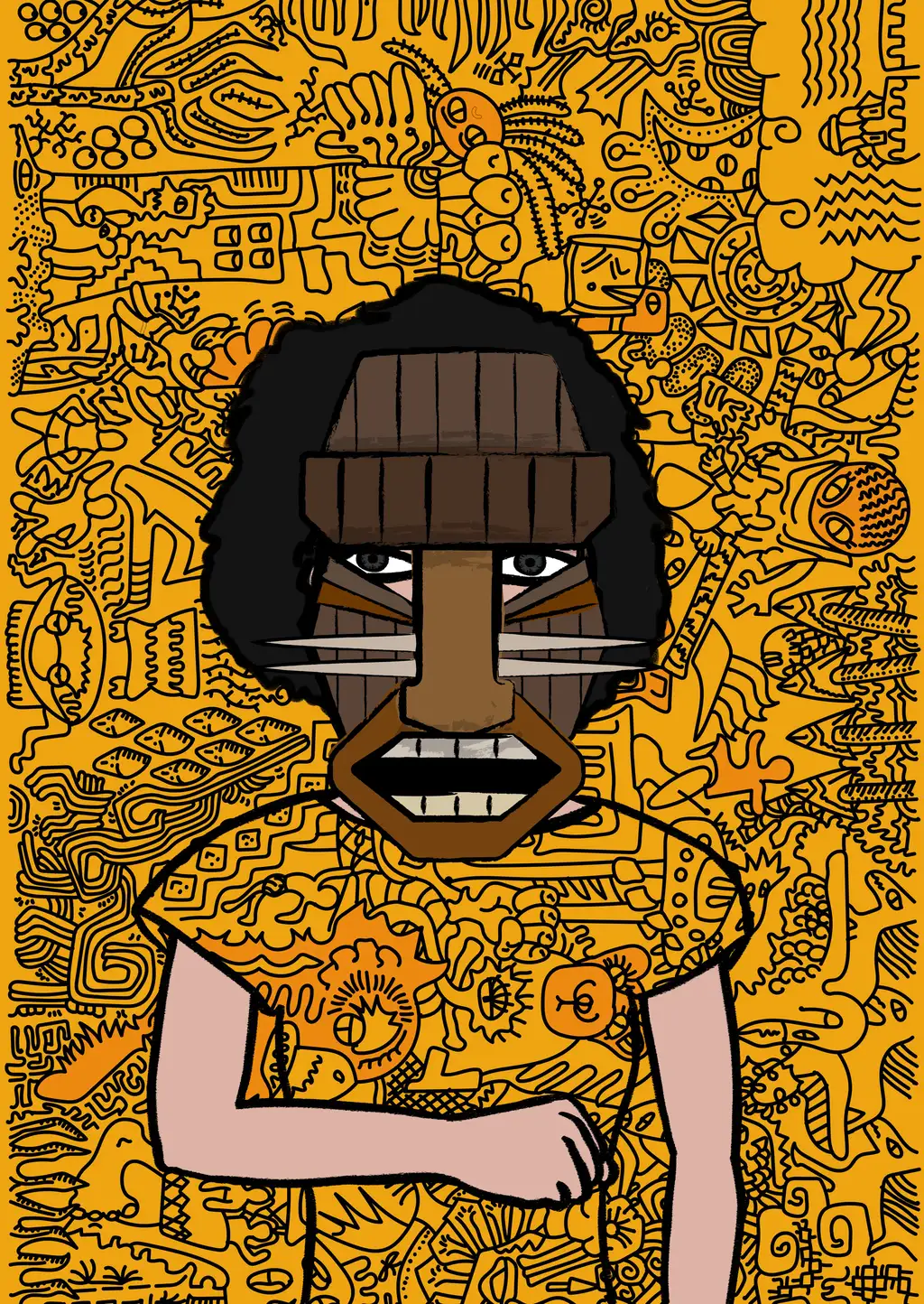 Eyebrows on fleek — Hashmask #2155