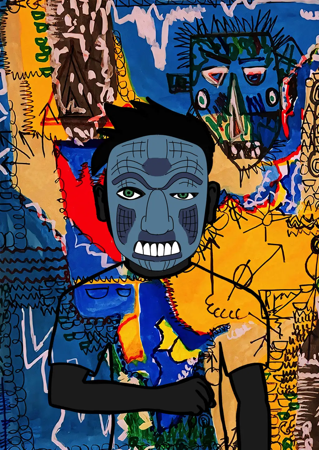 BBQ sauce on my titties — Hashmask #2161