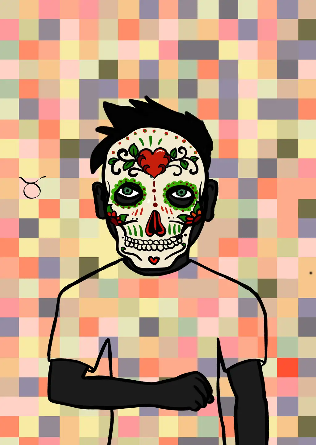 Calavera del Diablo — Hashmask #2178