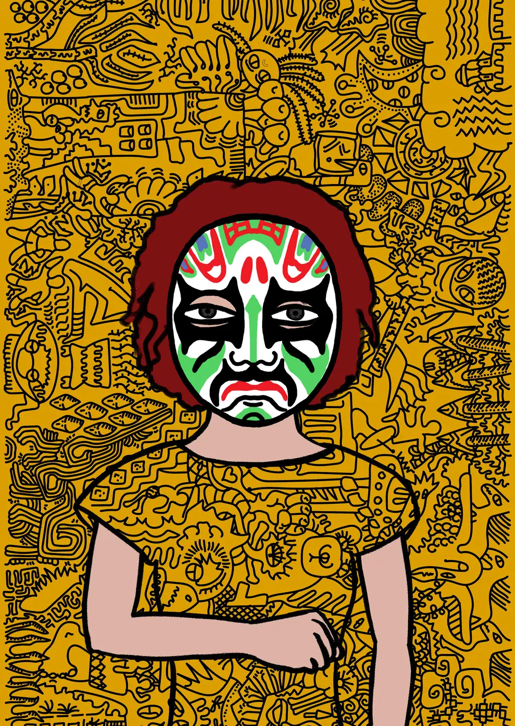 punk 17 — Hashmask #2298