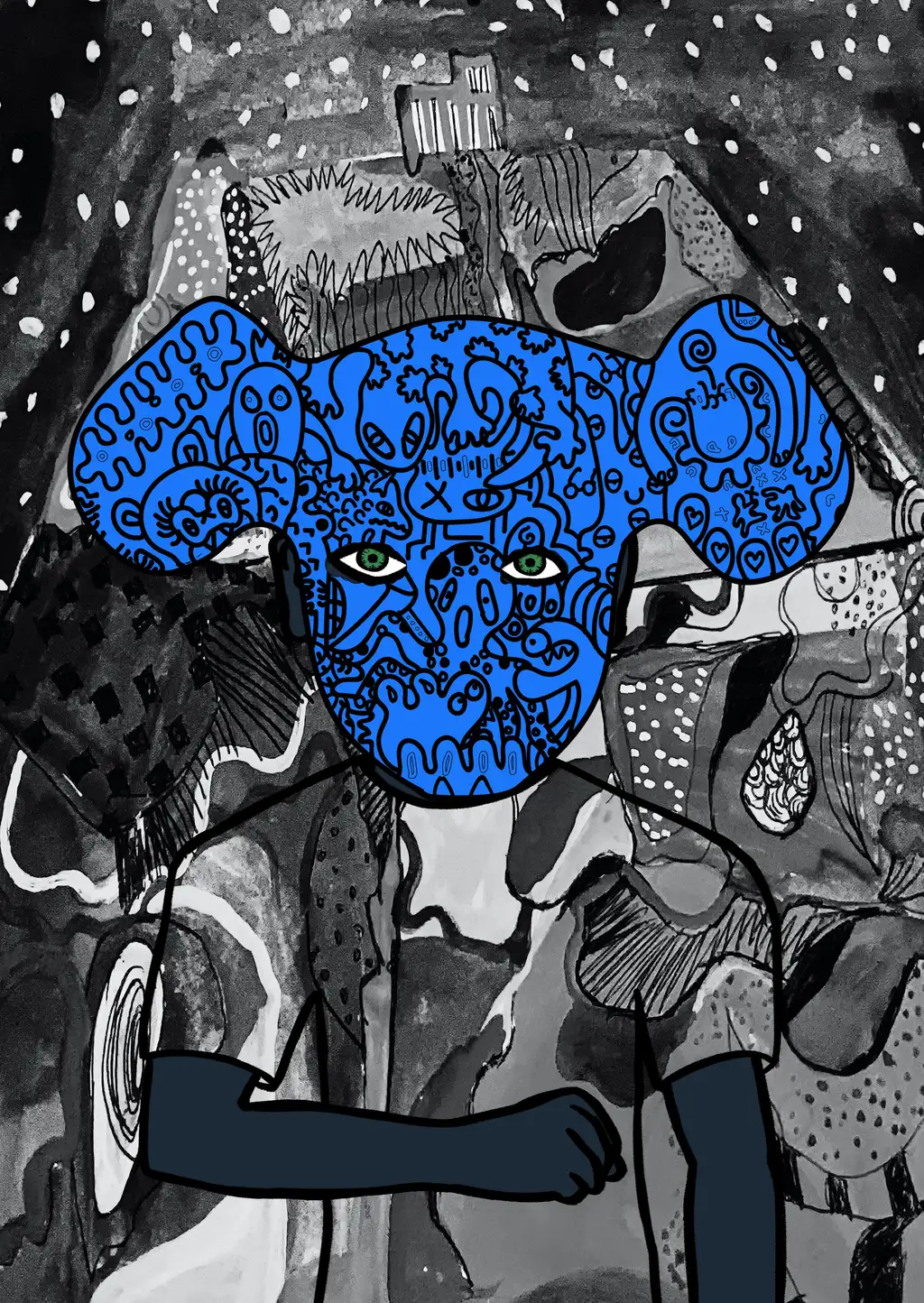 Bluedle — Hashmask #2368