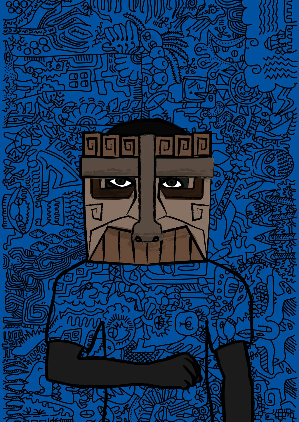 Rodrigo Duterte — Hashmask #2422