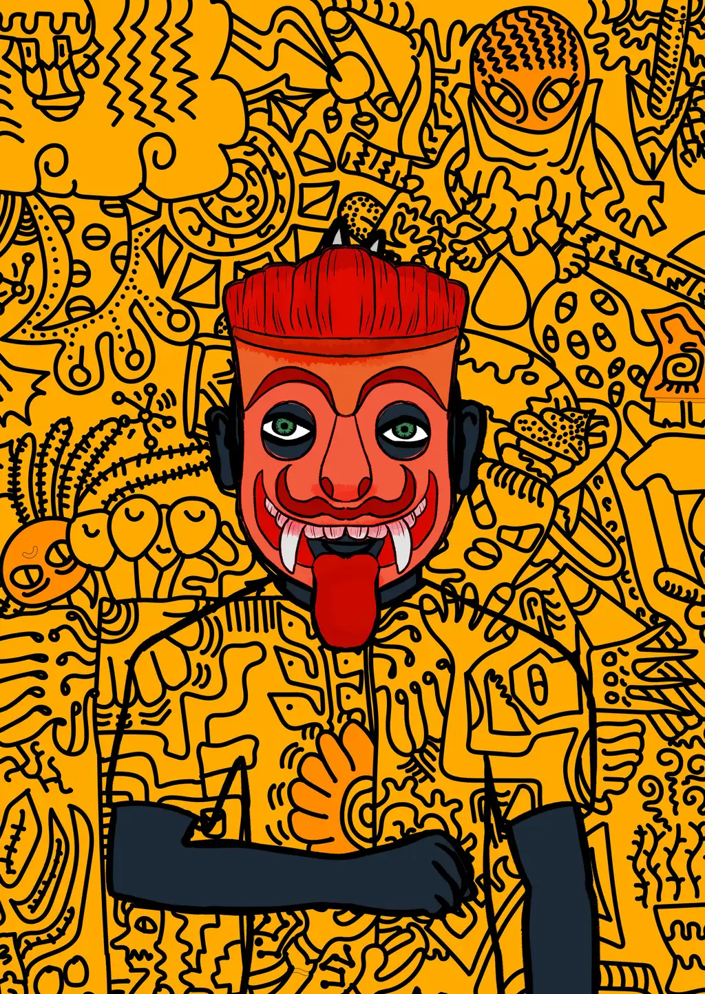 697074 — Hashmask #2801