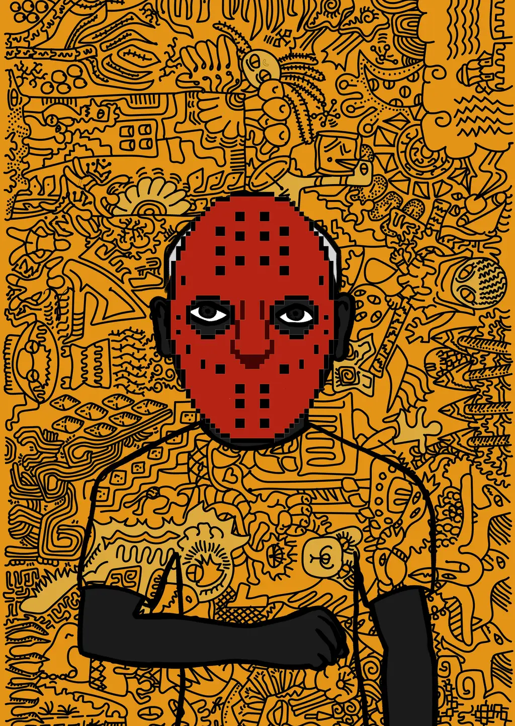 Hidden Zodiac Aries — Hashmask #2883