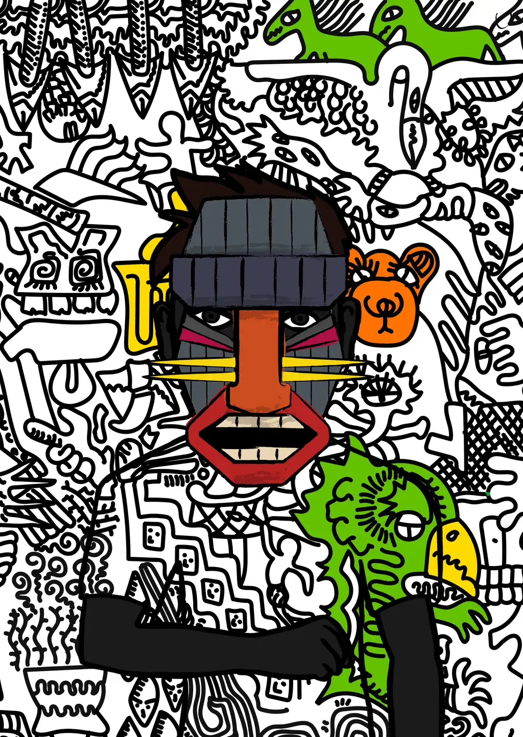 tigerking — Hashmask #2946
