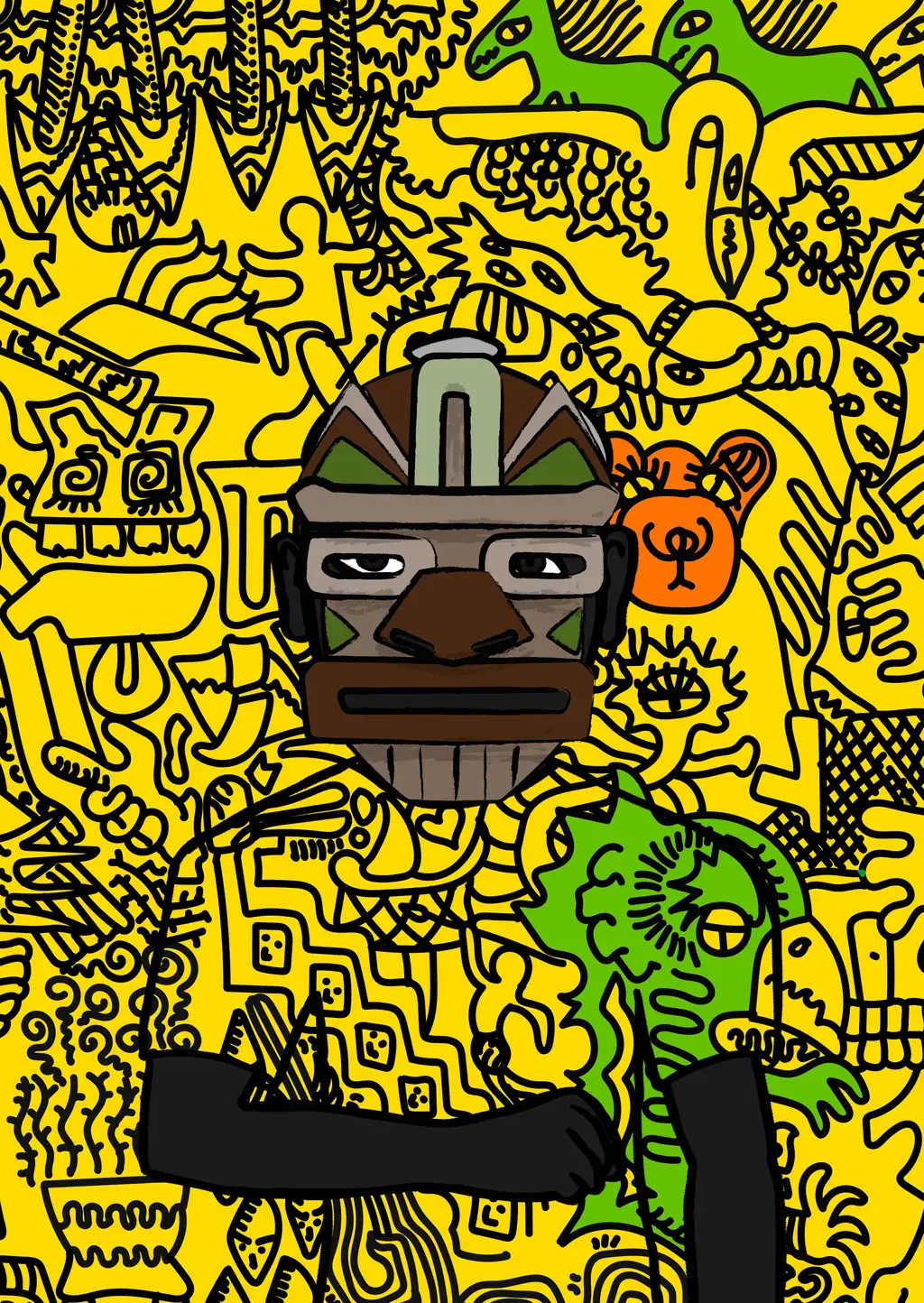 unbank yourself — Hashmask #3097