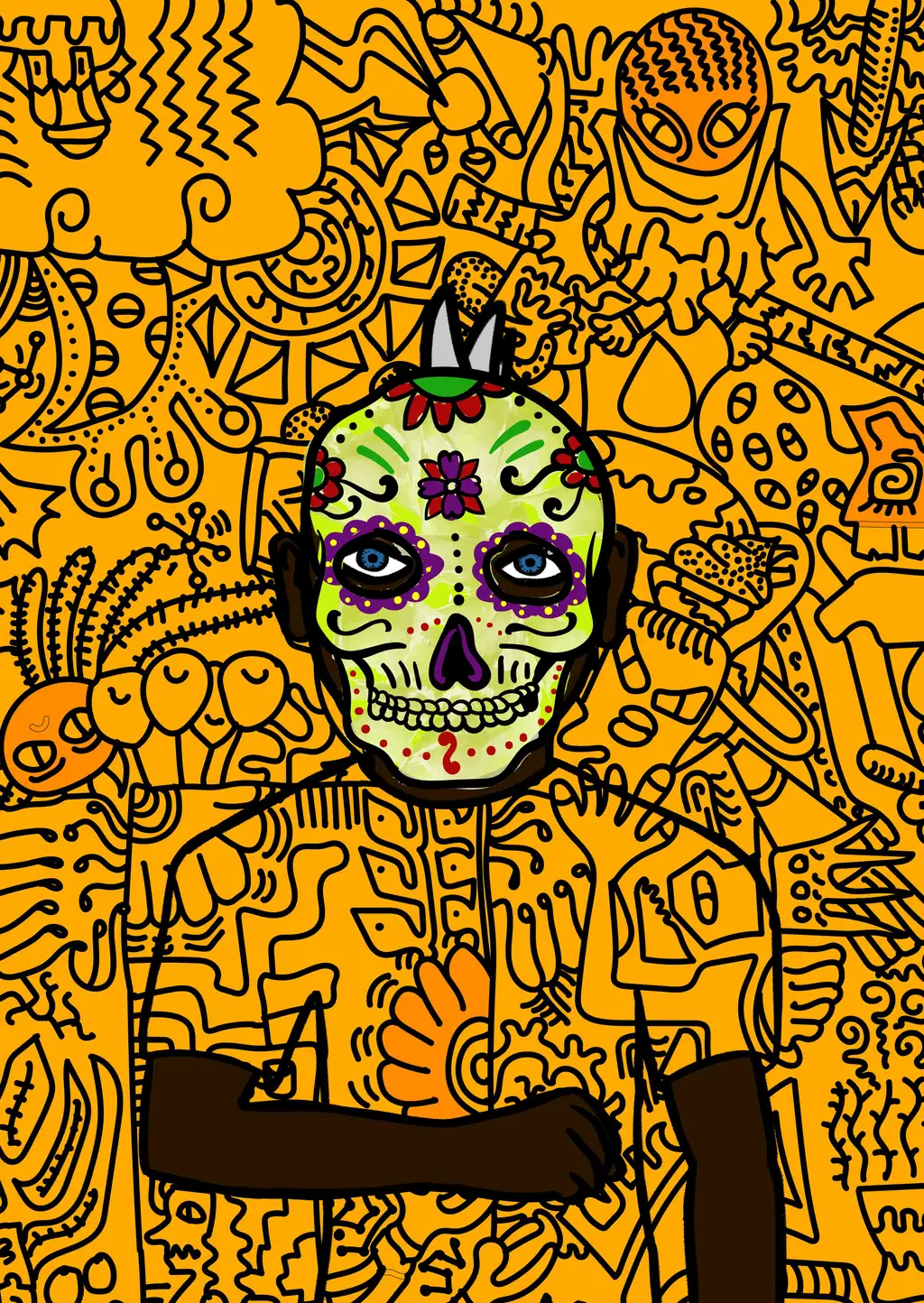 The Crypto Dog — Hashmask #3116