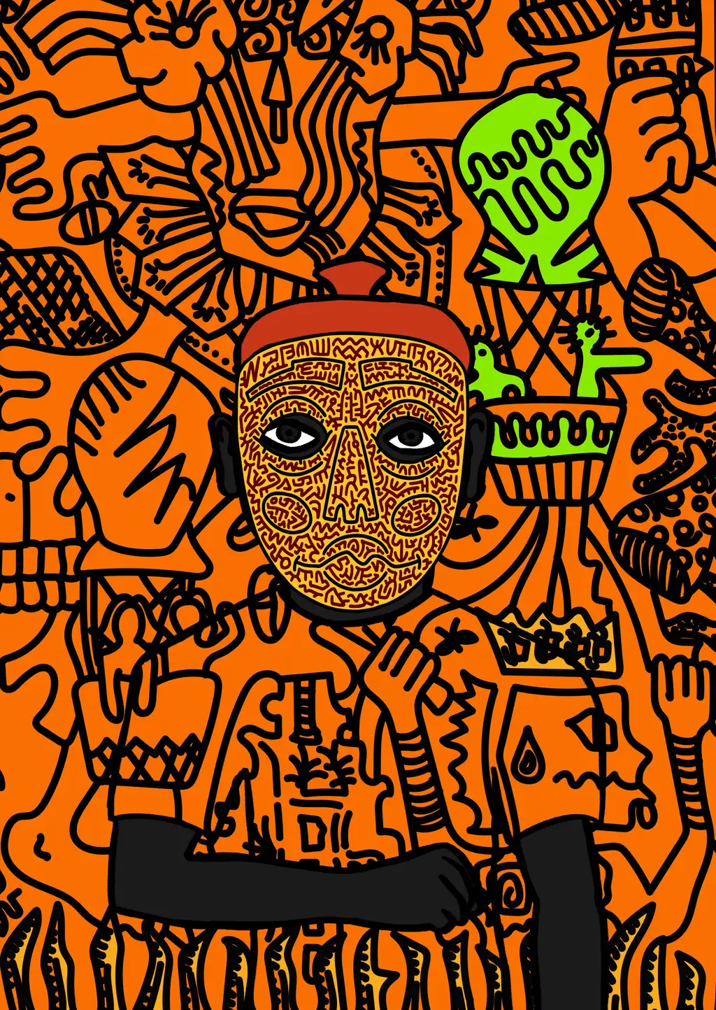 b OONEP OSenusret OOPOW — Hashmask #3135