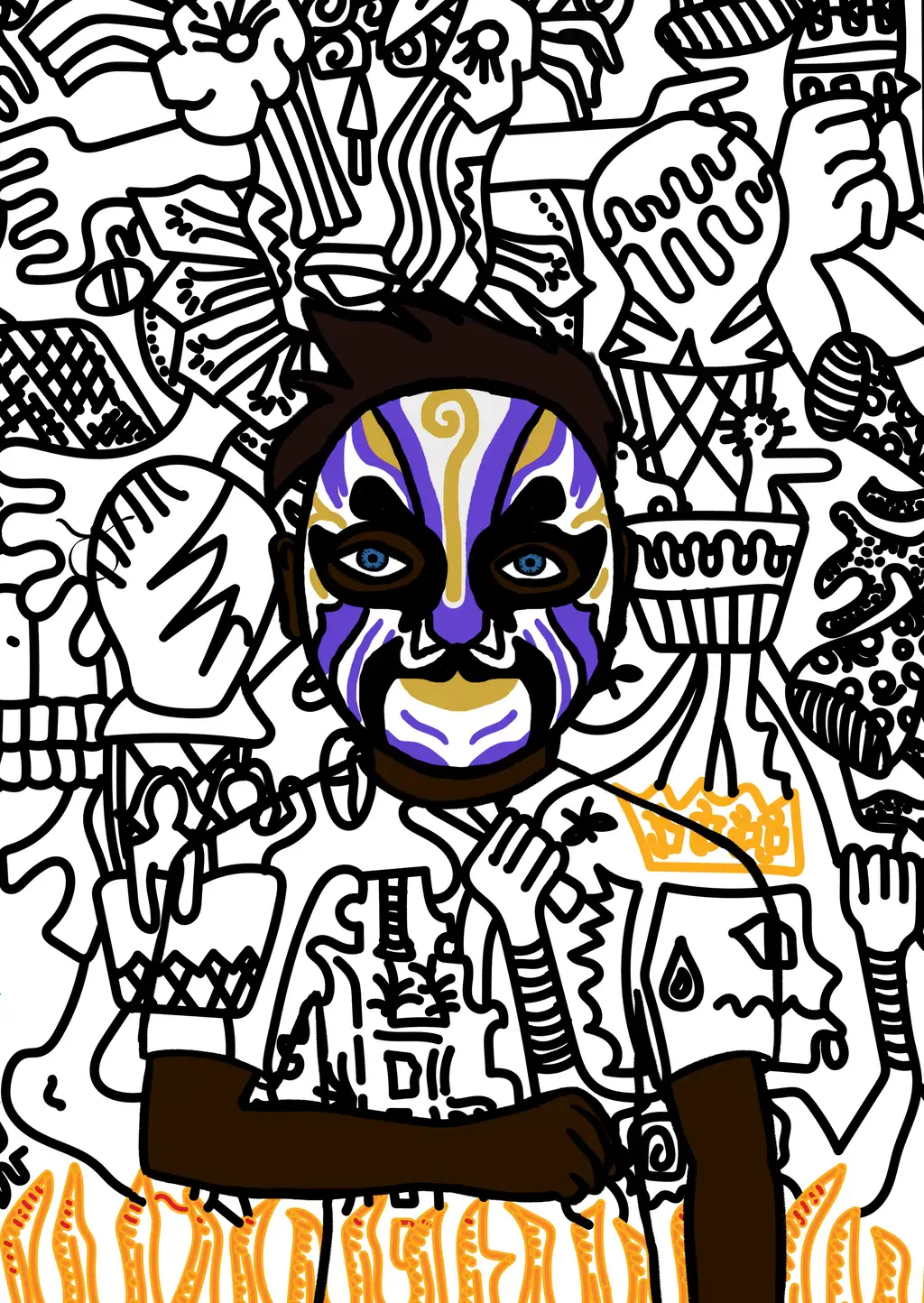Rare — Hashmask #3196