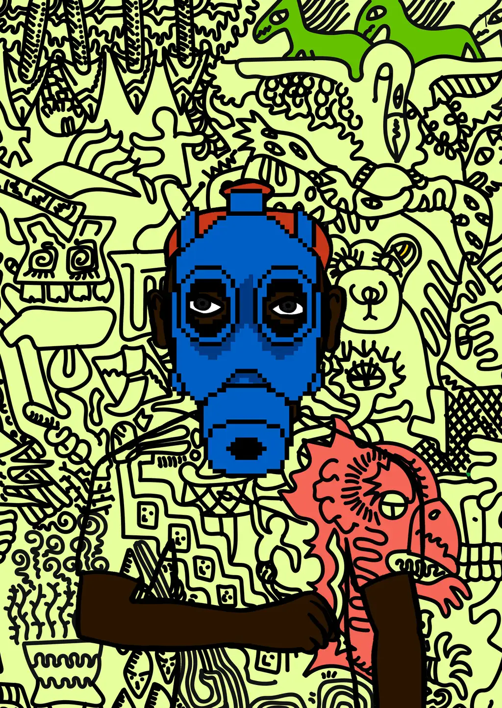 Tony Stark — Hashmask #3252