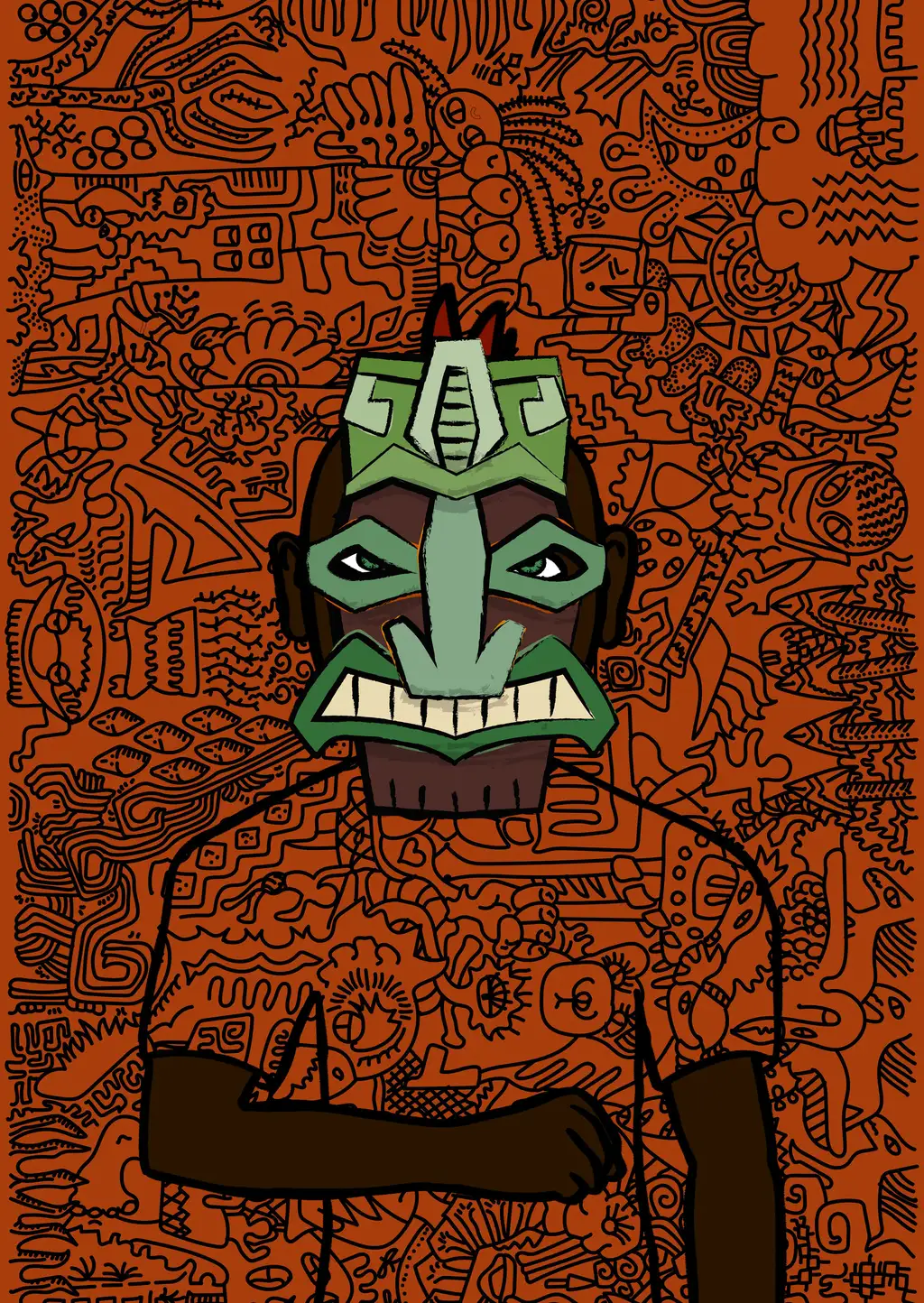donaldtrump — Hashmask #3286