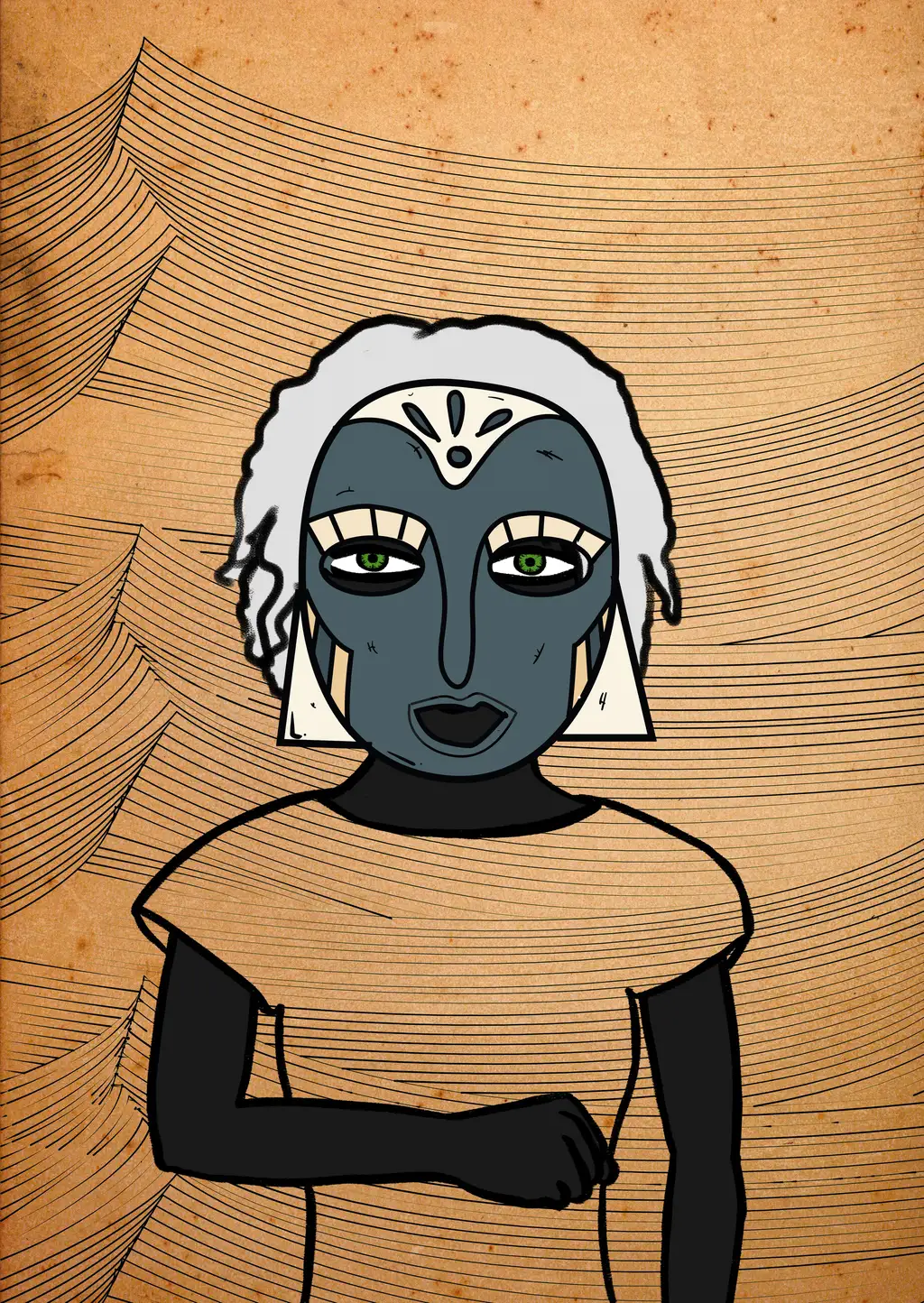 Mando — Hashmask #3335