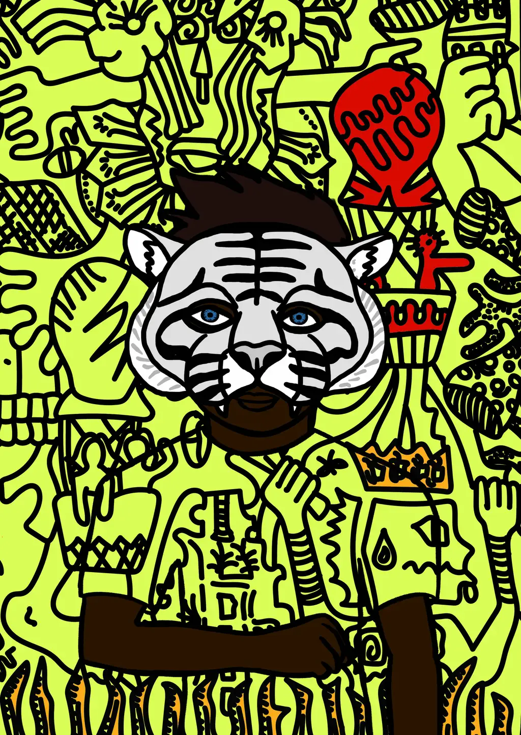 Pyotr Ilyich Tchaikovsky — Hashmask #3408