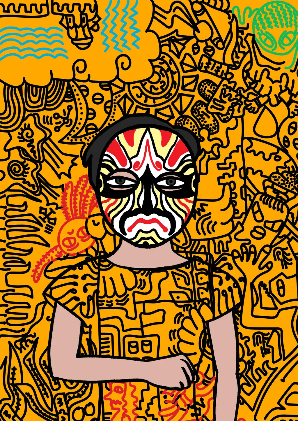 Kevin Durant — Hashmask #3588