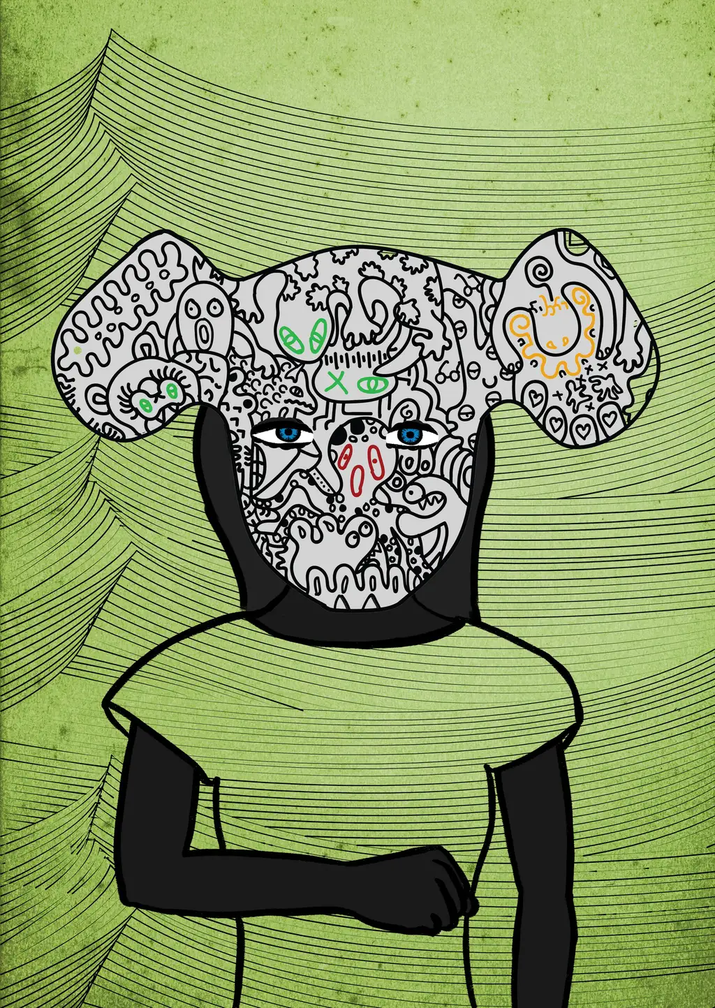 New Yorker — Hashmask #3622