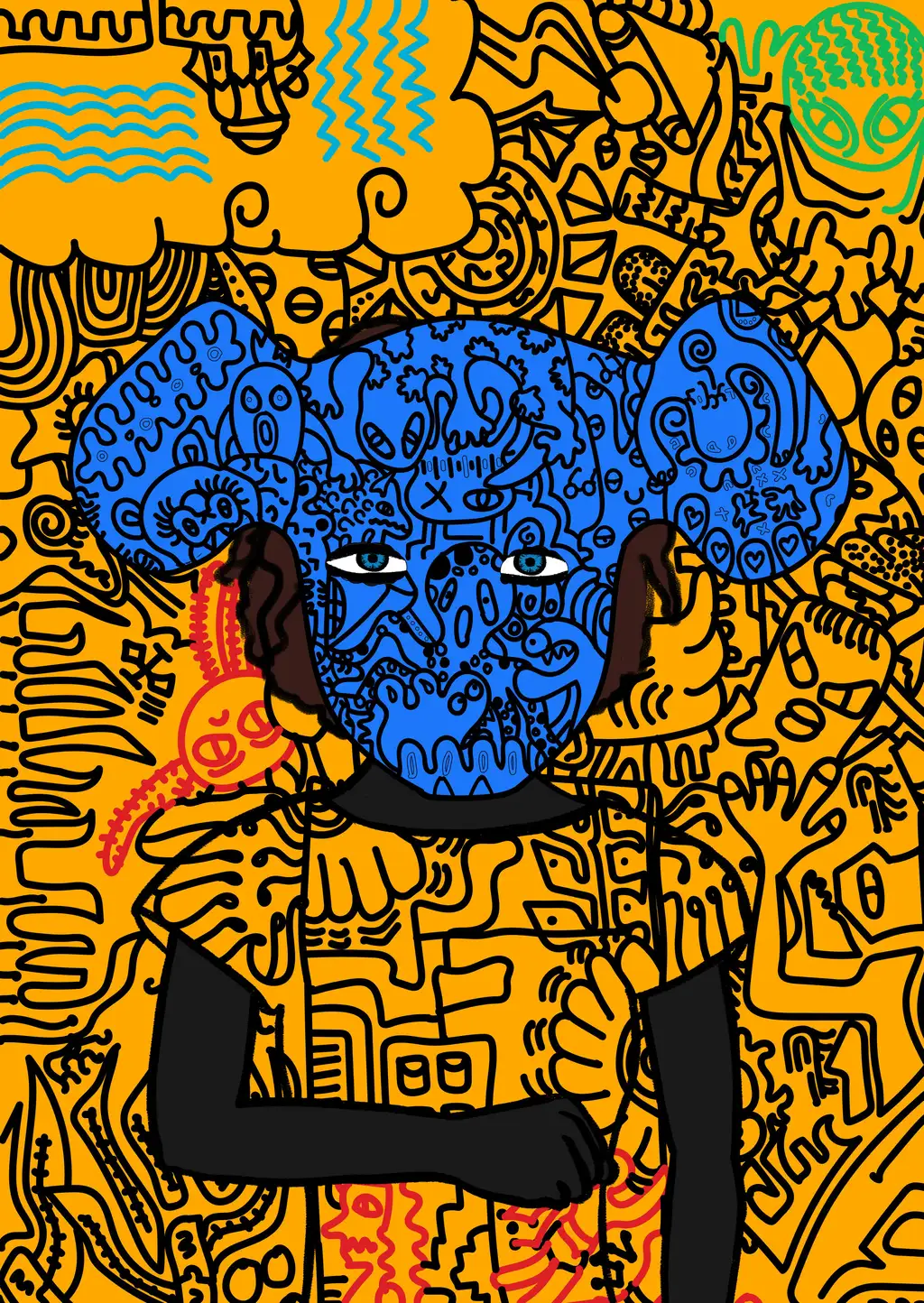 Mercedes — Hashmask #3743