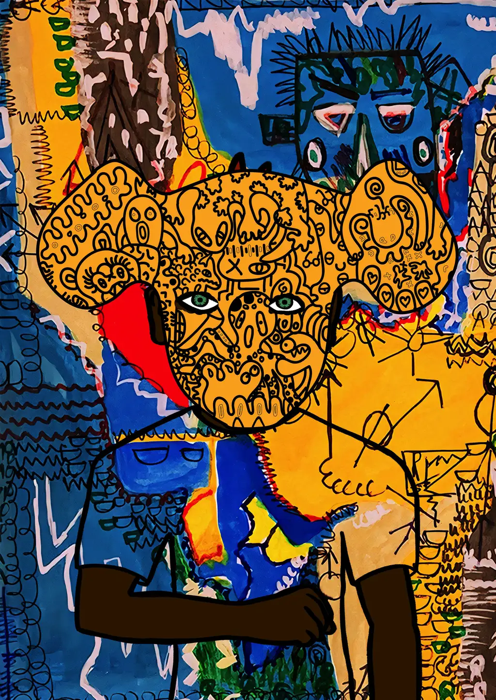 African Warrior — Hashmask #7646