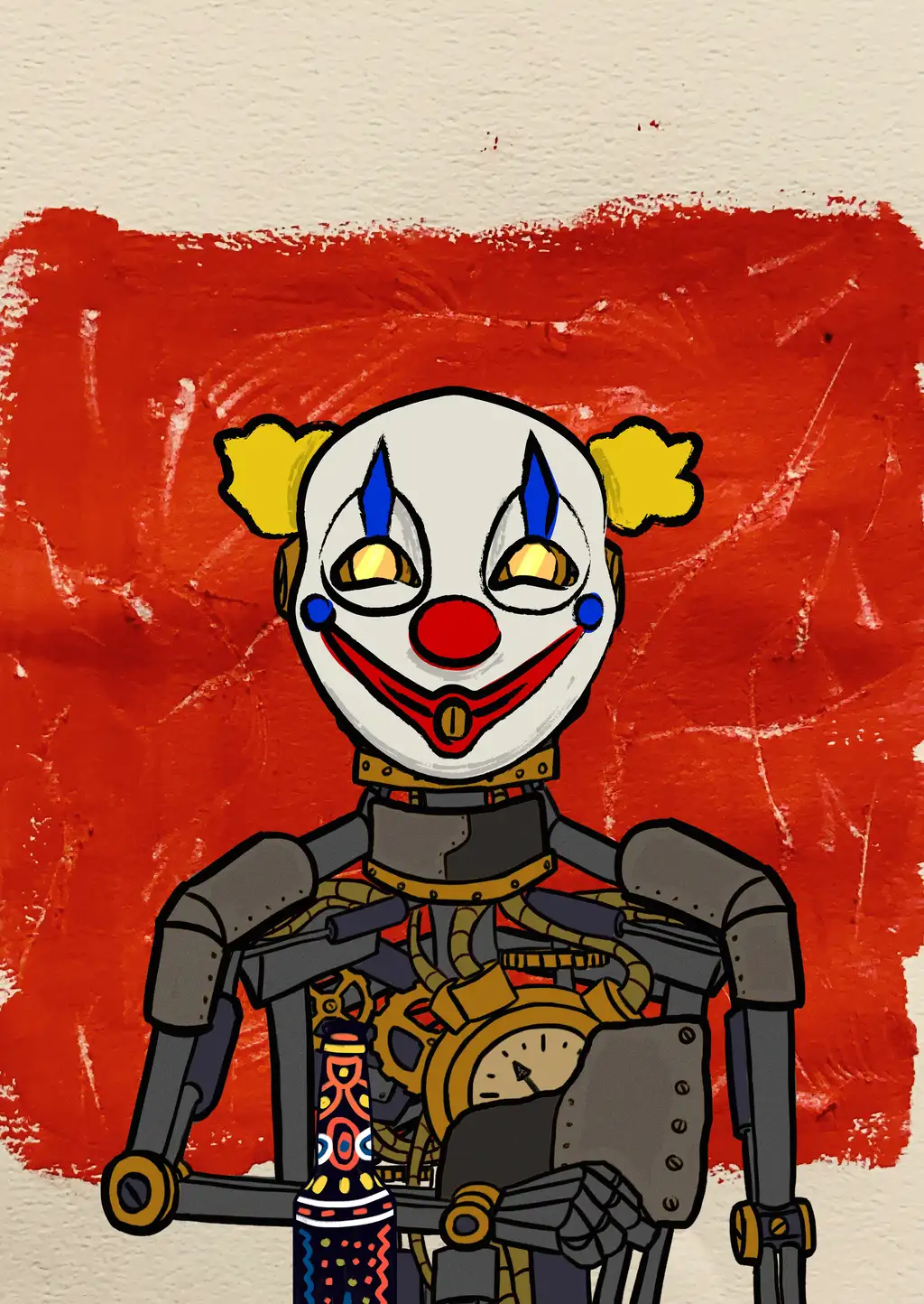 Roboclown — Hashmask #3893