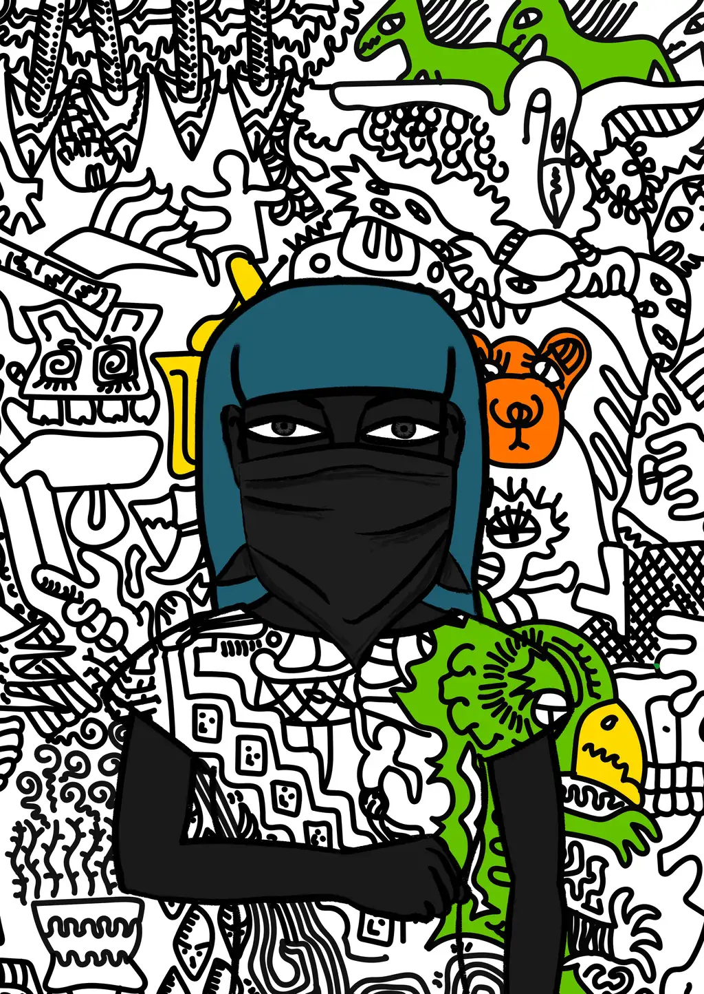 Neymar — Hashmask #3990
