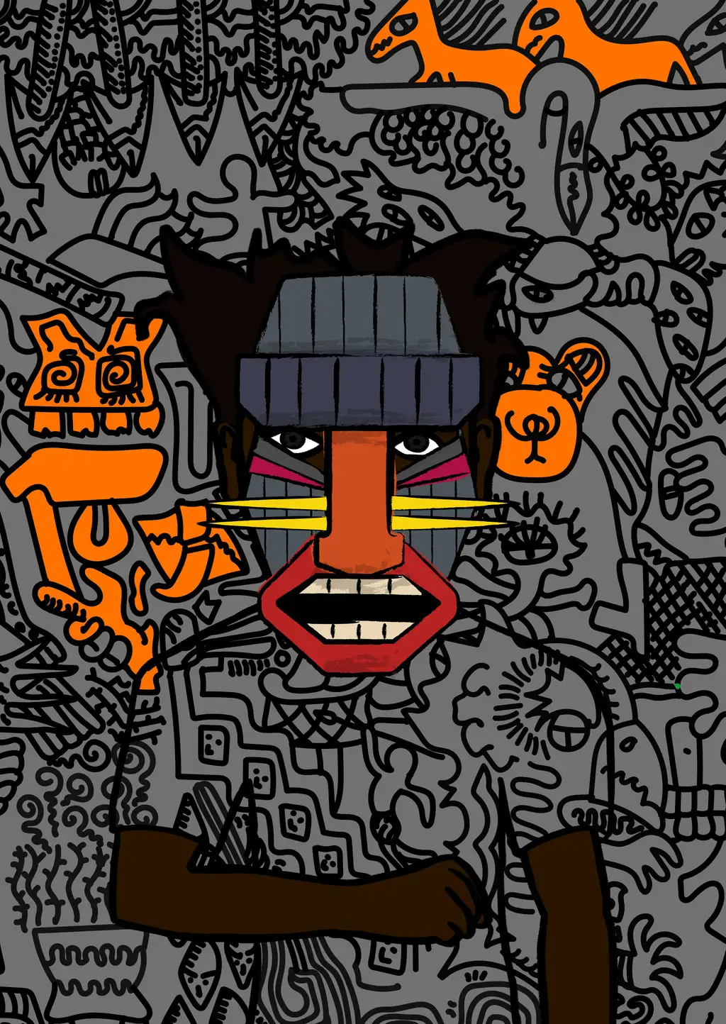 egirl — Hashmask #4076
