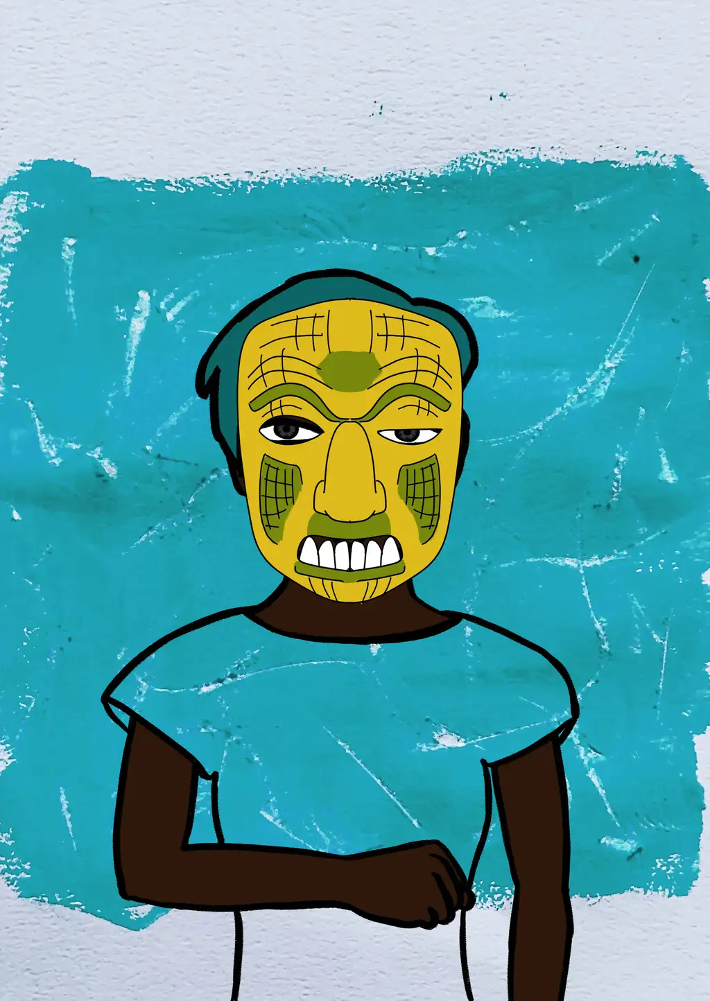 Hashmark Cuban — Hashmask #4086