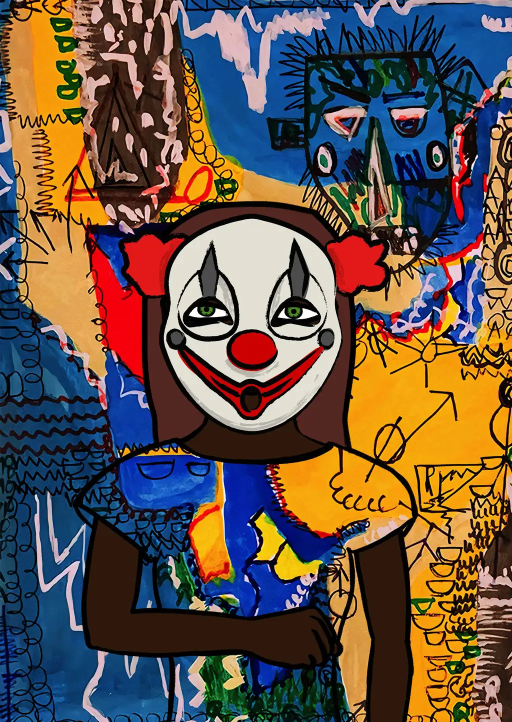 Unnamed Clown — Hashmask #4346