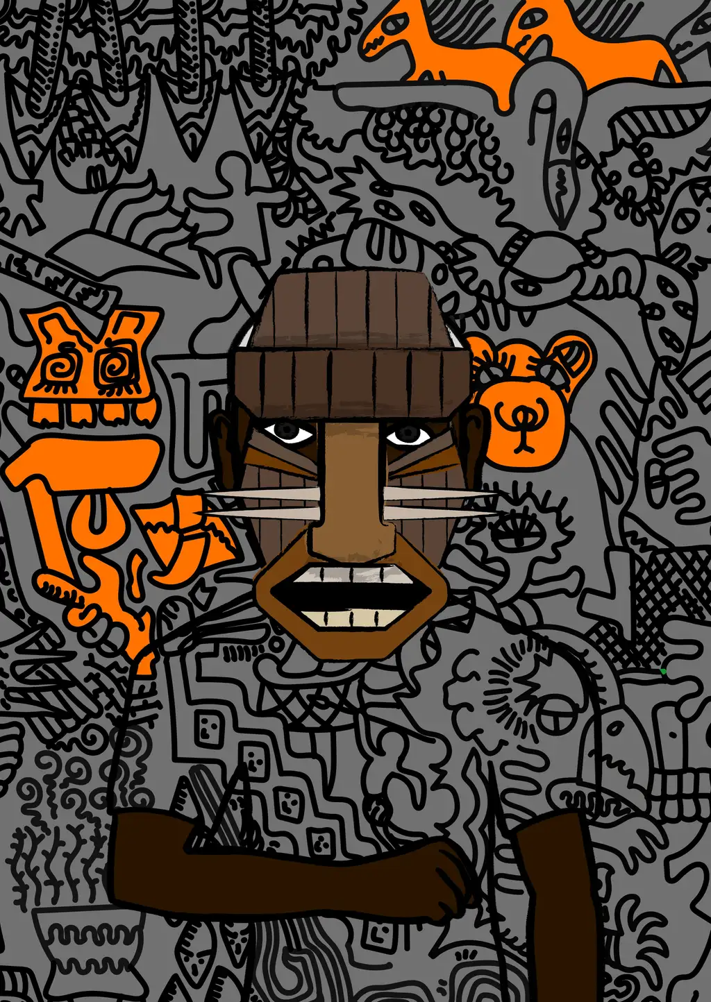 Adam Smasher — Hashmask #4401