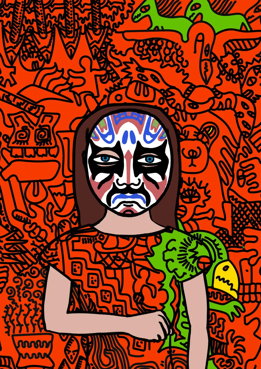 Steve Aoki OG — Hashmask #4420