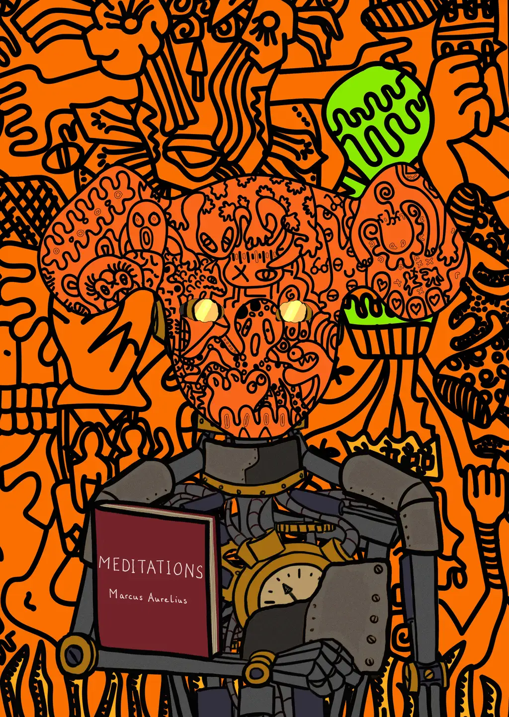 Orange Man — Hashmask #4473