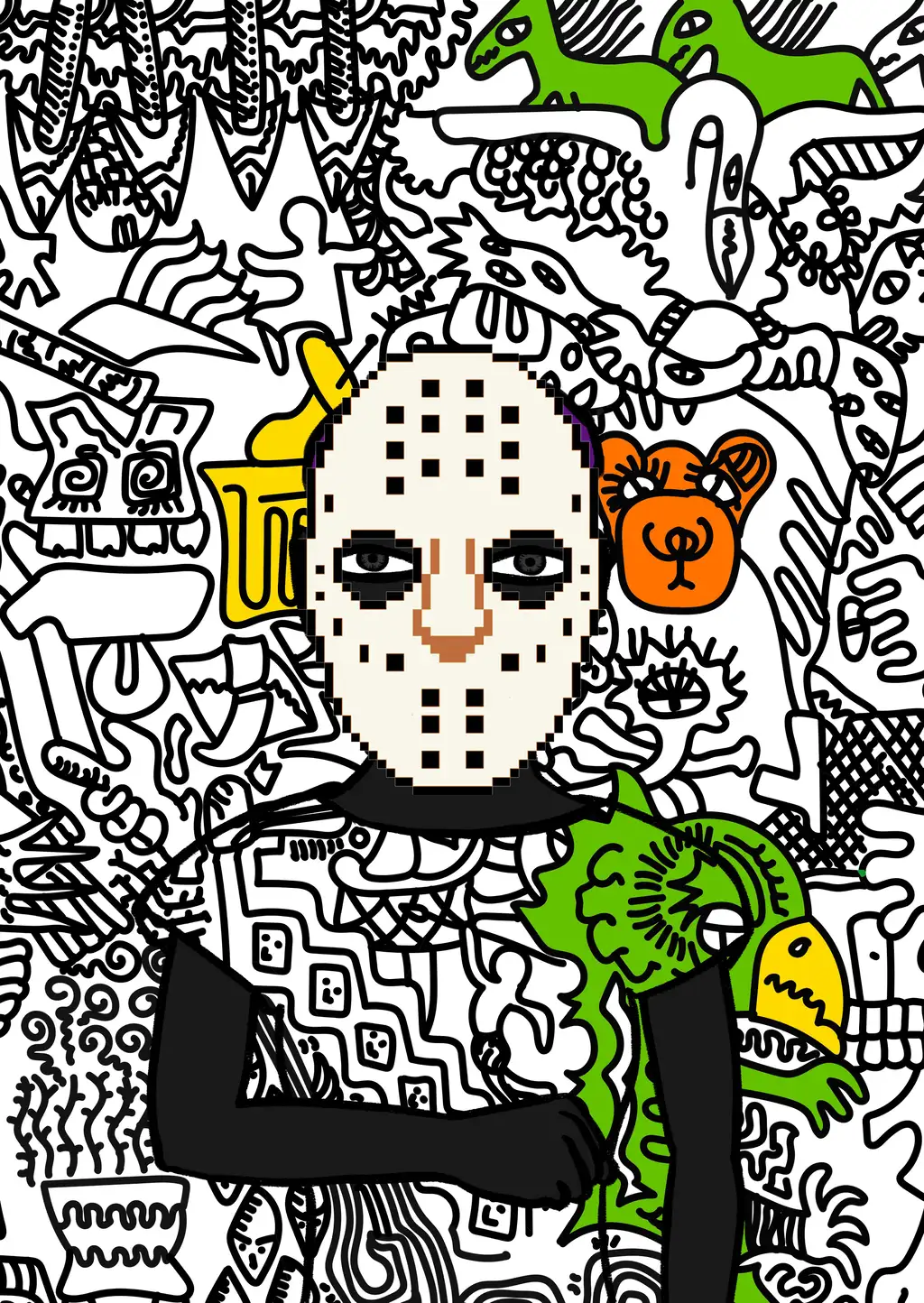 Jason Voorhes — Hashmask #7718