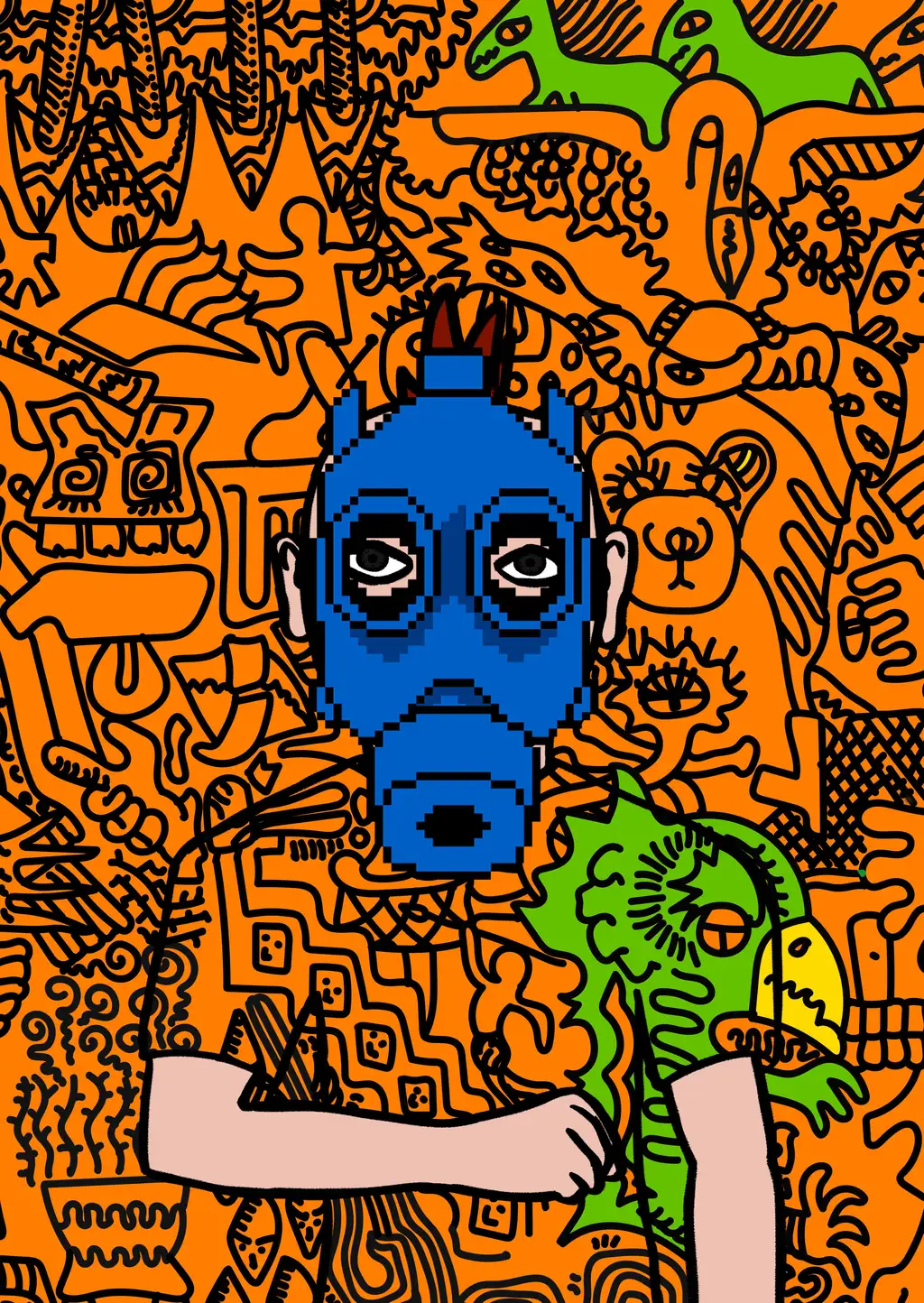 Hulk — Hashmask #4717