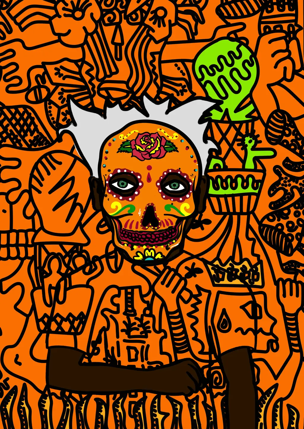 Morgan Freeman — Hashmask #5145